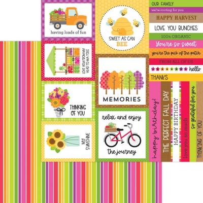 Doodlebug Farmers Market Designpapier - Veggie Sticks